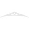 Ekena Millwork Pitch Naple Architectural Grade PVC Gable Pediment, 48"W x 10"H x 1"P (5/12) GPP048X010X100NAP - alternate 3